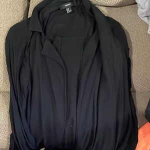 Black cardigan